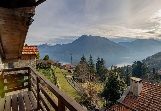 Baita a Dizzasco - Cottage with beautiful lake view